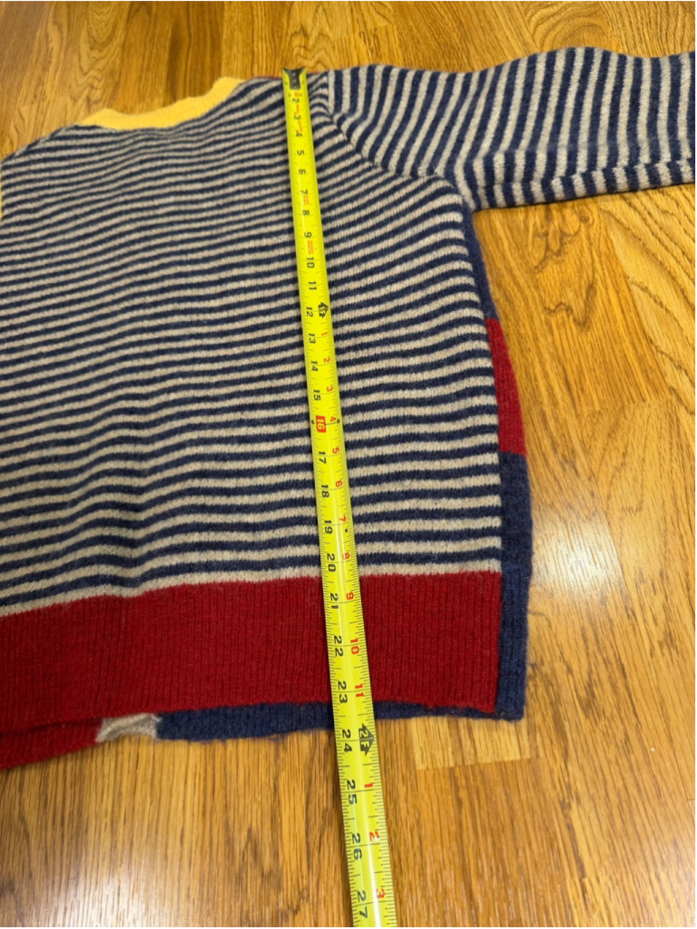 Cottage Core Teacher Cardigan Sweater Embroidered Wool Adorable - Picture 7 of 10